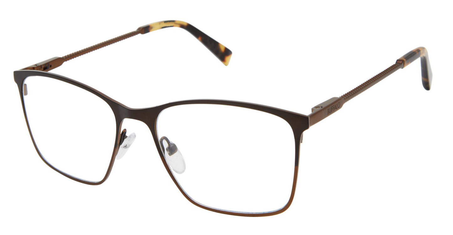 Buffalo Mens Optical BM518 BRN 55